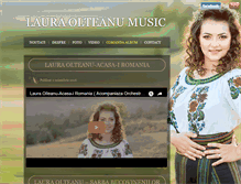 Tablet Screenshot of lauraolteanumusic.ro